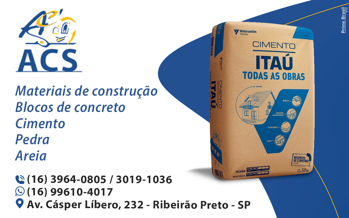 ACS Materiais de Construção Serrana - Área 17 - Seu guia de empresas em São José do Rio Preto e região.