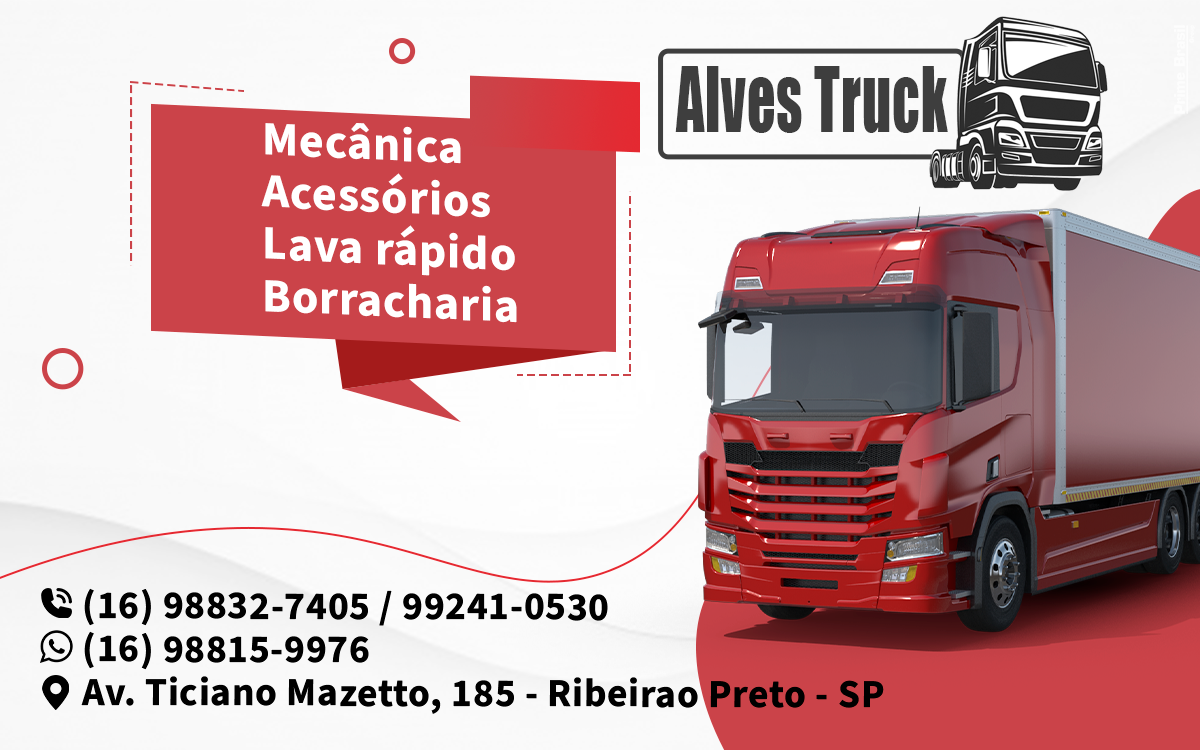 Alves Truck Lavador Estacionamento e Borracharia Jardinópolis - Área 17 - Seu guia de empresas em São José do Rio Preto e região.