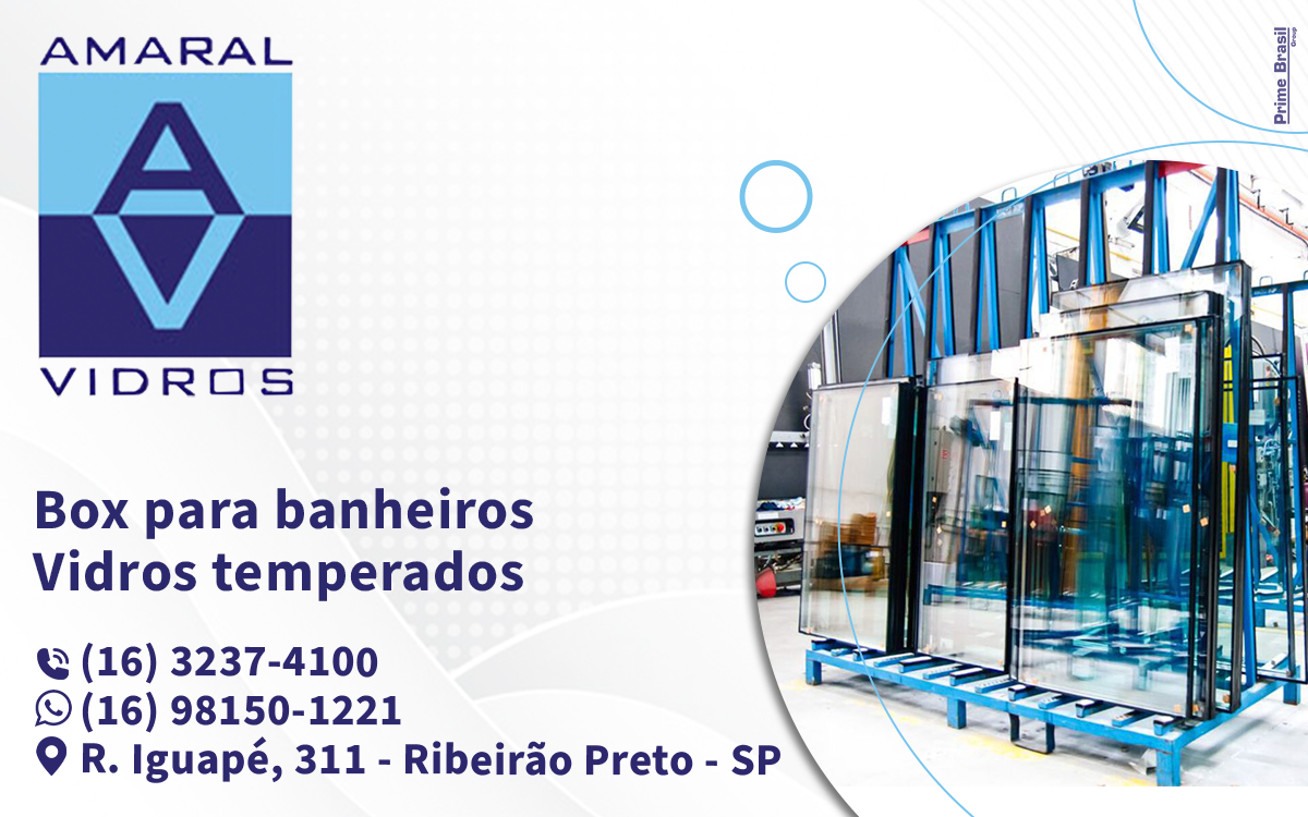 Amaral Vidros Cravinhos - Área 17 - Seu guia de empresas em São José do Rio Preto e região.