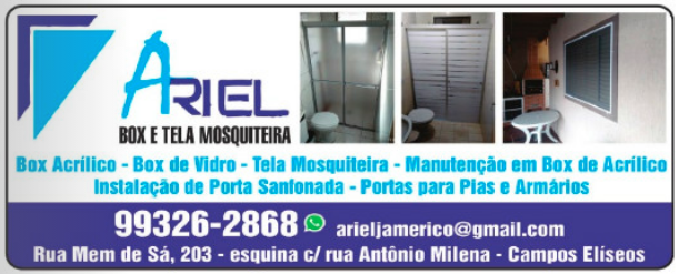 Ariel Box e Telas Ribeirão Preto - Área 17 - Seu guia de empresas em São José do Rio Preto e região.