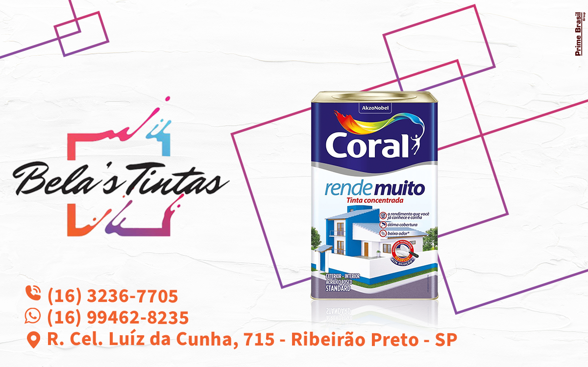 Bela s Tintas Serrana - Área 17 - Seu guia de empresas em São José do Rio Preto e região.