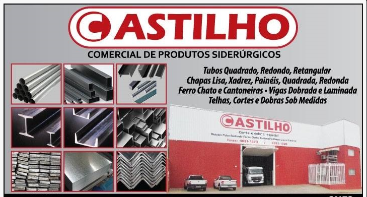 Castilho Comercial de Produtos Siderúrgicos - Ferro e Aço em Sumaré-SP - Área 17 - Seu guia de empresas em São José do Rio Preto e região.