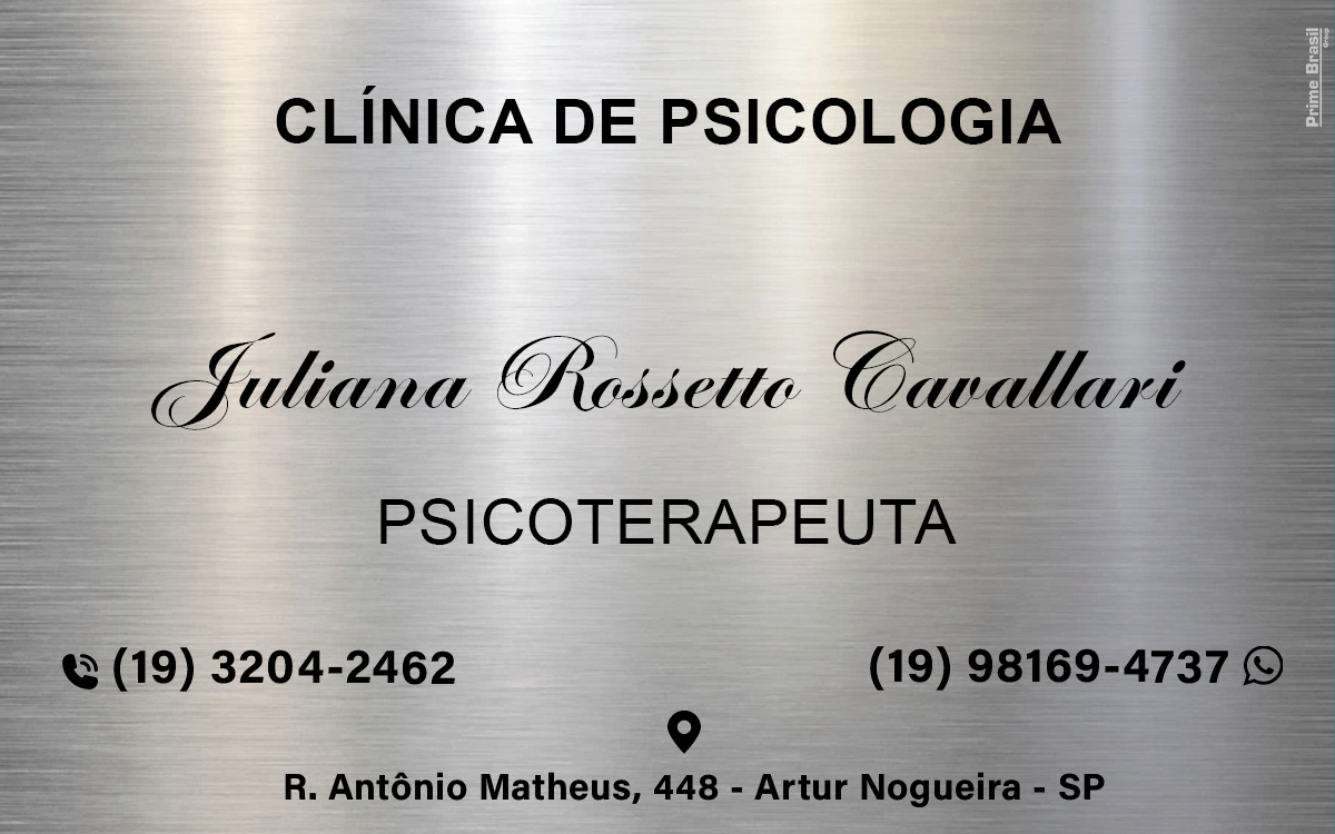 Clínica de Psicologia Juliana Rossetto Cavallari Limeira - Área 17 - Seu guia de empresas em São José do Rio Preto e região.