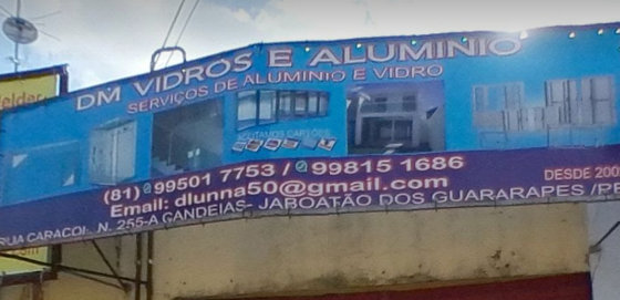 DM Vidros e Alumínio Jaboatão dos Guararapes - Área 17 - Seu guia de empresas em São José do Rio Preto e região.