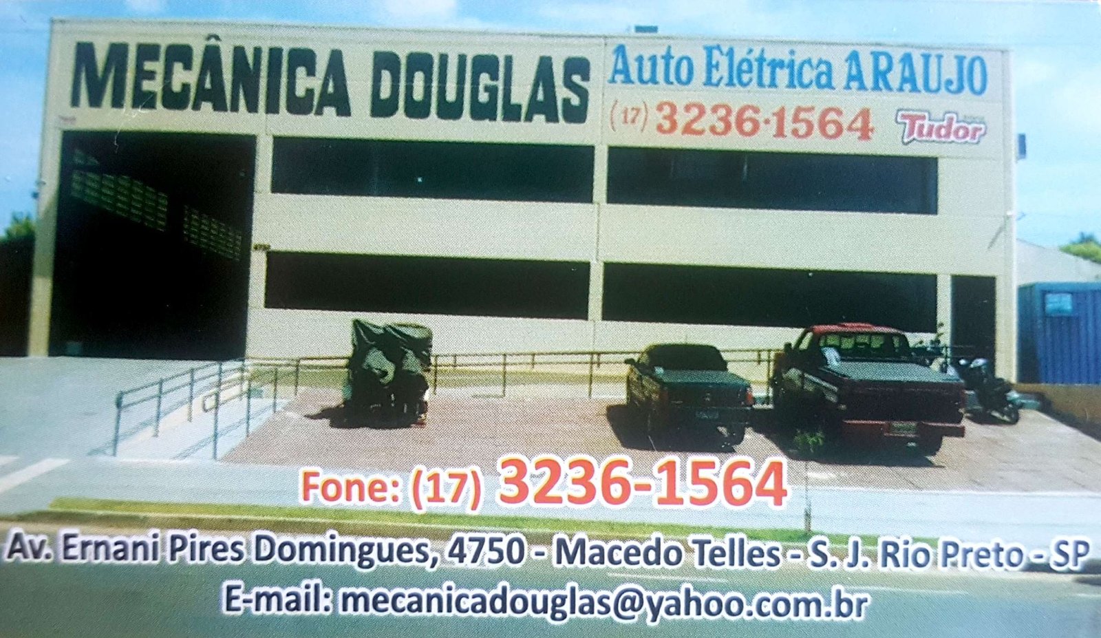 Douglas Oficina Mecânica Injeção Eletrônica Rio Preto - Área 17 - Seu guia de empresas em São José do Rio Preto e região.