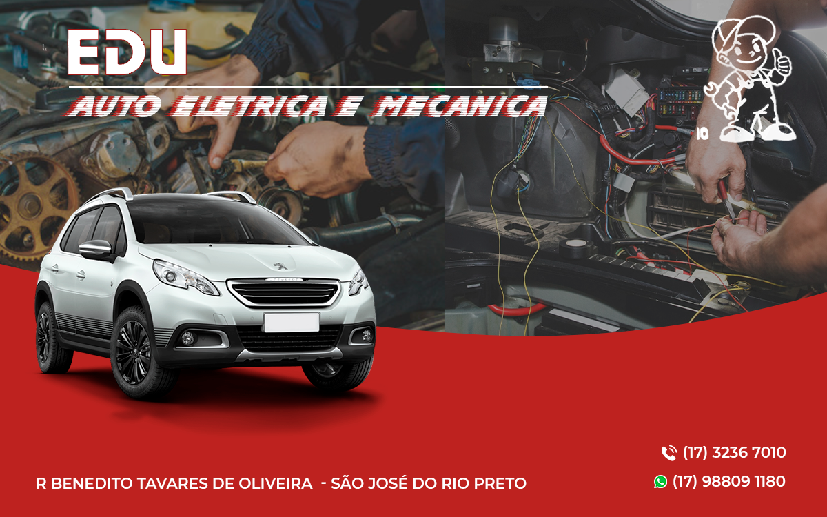 Edu Auto Elétrica e Mecânica Ipiguá - Área 17 - Seu guia de empresas em São José do Rio Preto e região.