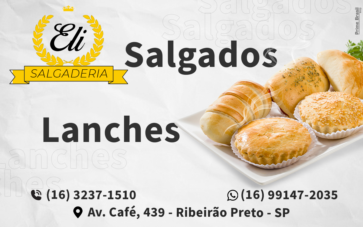 Eli Salgaderia e Lanchonete Jardinópolis - Área 17 - Seu guia de empresas em São José do Rio Preto e região.