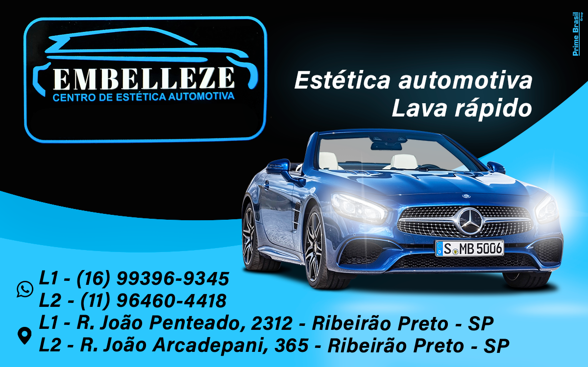 Embelleze Centro de Estética Automotiva Ribeirão Preto Loja 2 - Área 17 - Seu guia de empresas em São José do Rio Preto e região.