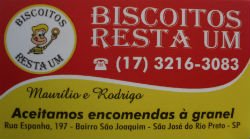 Biscoitos Resta Um - Área 17 - Seu guia de empresas em São José do Rio Preto e região.