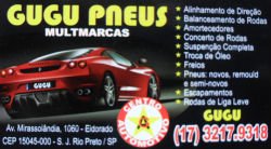 Gugu Pneus - Área 17 - Seu guia de empresas em São José do Rio Preto e região.
