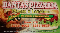 Dantas Pizzaria - Área 17 - Seu guia de empresas em São José do Rio Preto e região.