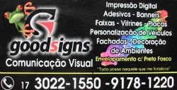Goodsigns Comunicação Visual - Área 17 - Seu guia de empresas em São José do Rio Preto e região.