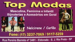 Top Modas - Área 17 - Seu guia de empresas em São José do Rio Preto e região.