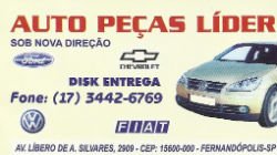 Auto Peças Líder - Área 17 - Seu guia de empresas em São José do Rio Preto e região.