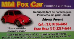 MM Fox Car Funilaria e Pintura - Área 17 - Seu guia de empresas em São José do Rio Preto e região.