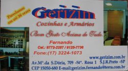 Gerizim Cozinhas e Armários - Área 17 - Seu guia de empresas em São José do Rio Preto e região.