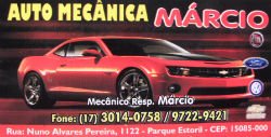 Auto Mecânica Márcio - Área 17 - Seu guia de empresas em São José do Rio Preto e região.