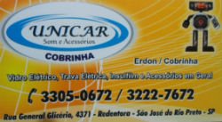 Unicar Som e Acessórios Cobrinha - Área 17 - Seu guia de empresas em São José do Rio Preto e região.
