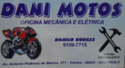Dani Motos Oficina Mecânica e Elétrica - Área 17 - Seu guia de empresas em São José do Rio Preto e região.