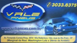 Auto Center Vale Pneus - Área 17 - Seu guia de empresas em São José do Rio Preto e região.