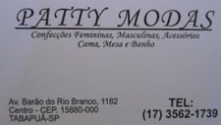 Patty Modas - Área 17 - Seu guia de empresas em São José do Rio Preto e região.