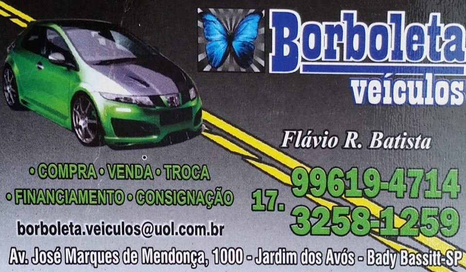 Borboleta Veículos Bady Bassitt - Área 17 - Seu guia de empresas em São José do Rio Preto e região.