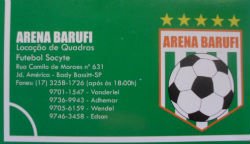 Arena Barufi Bady Bassitt - Área 17 - Seu guia de empresas em São José do Rio Preto e região.