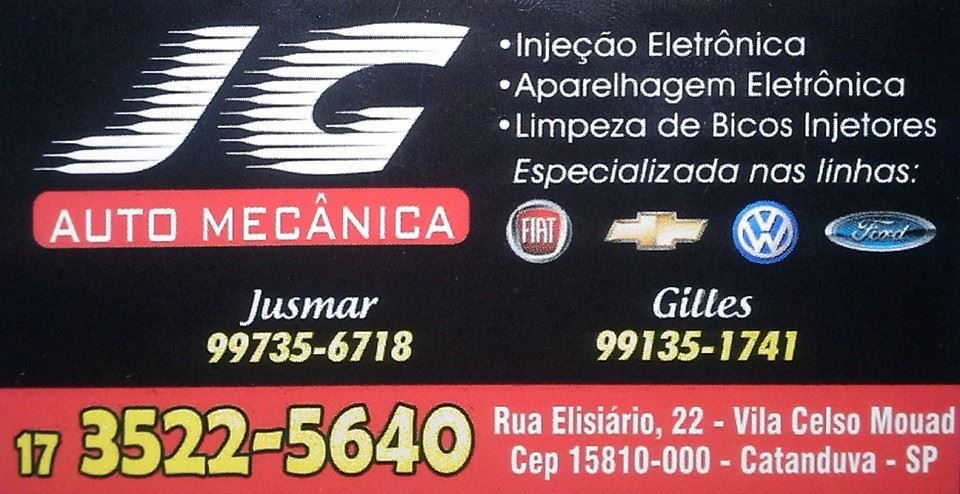 JG  Auto Mecânica Catanduva - Área 17 - Seu guia de empresas em São José do Rio Preto e região.