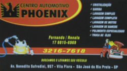 Centro Automotivo Phoenix e Lava Jato - Área 17 - Seu guia de empresas em São José do Rio Preto e região.