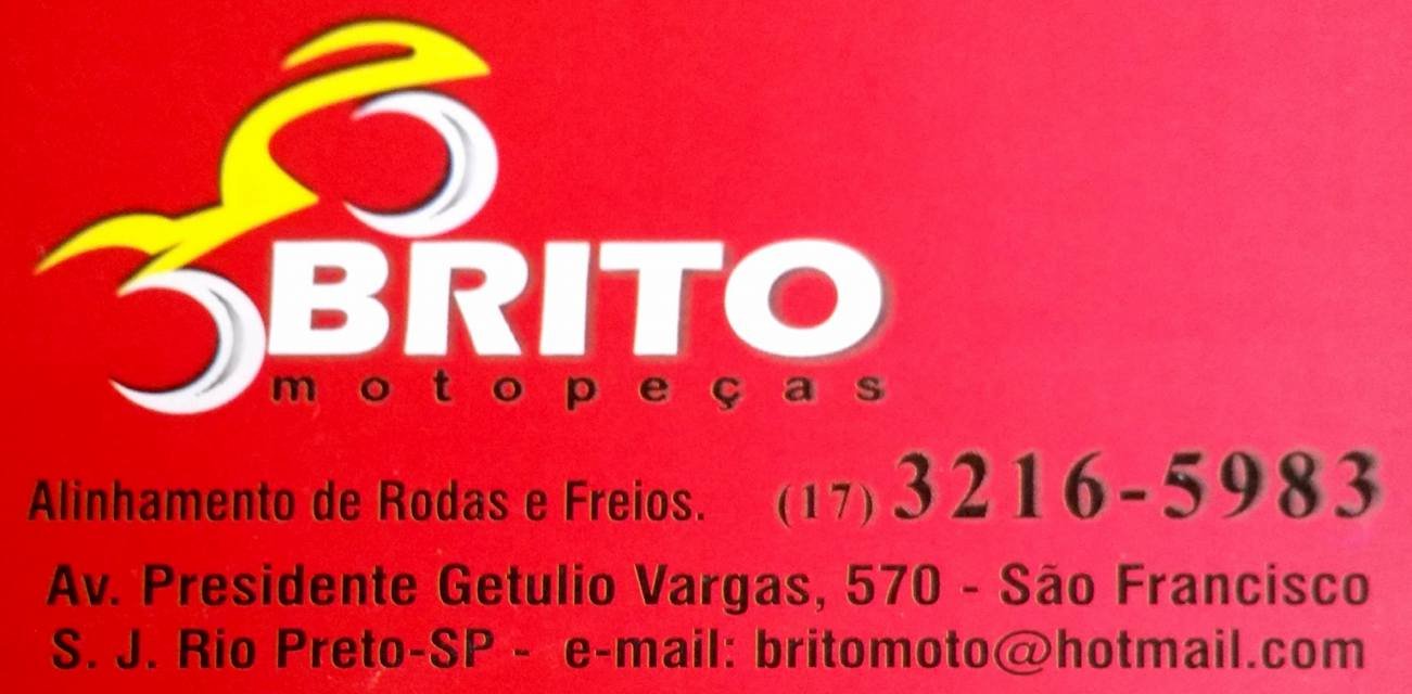 Brito Moto Peças e Oficina de Motos São José do Rio Preto - Área 17 - Seu guia de empresas em São José do Rio Preto e região.