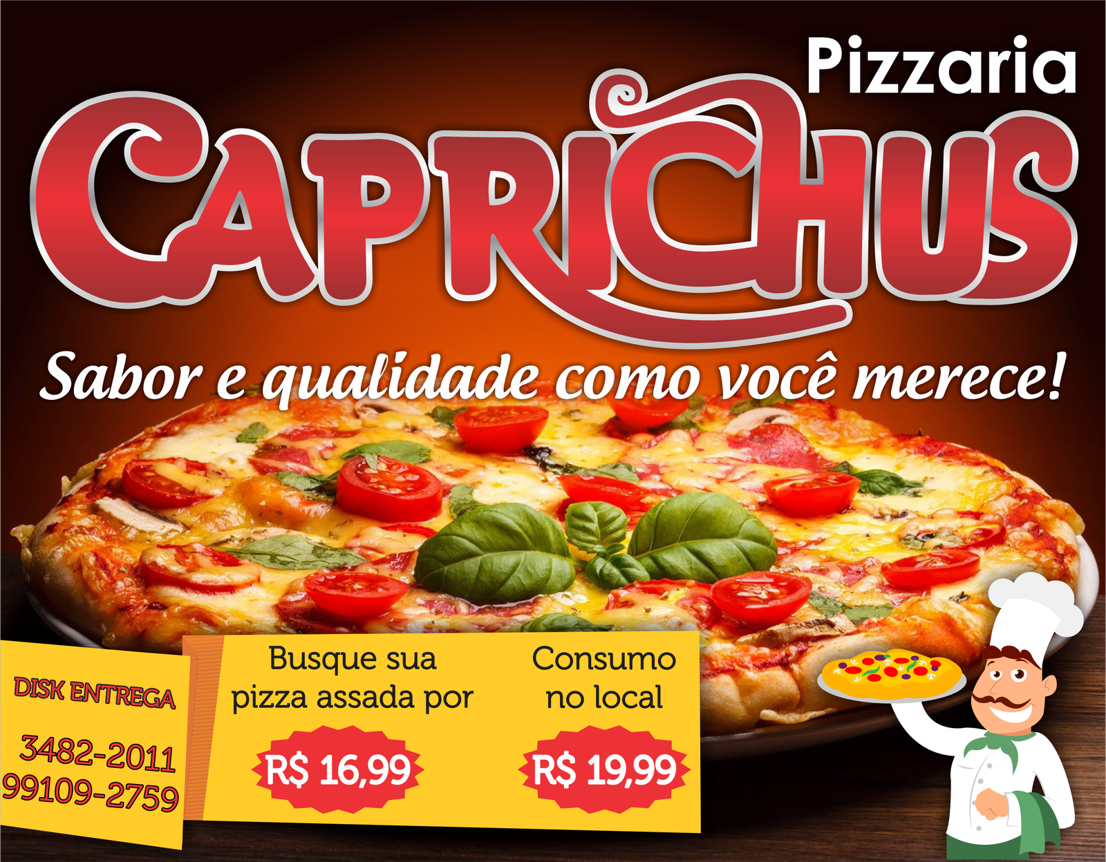 Lanchonete e Pizzaria Caprichus Auriflama - Área 17 - Seu guia de empresas em São José do Rio Preto e região.