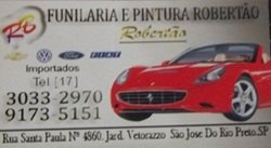 Funilaria e Pintura Robertão Rio Preto - Área 17 - Seu guia de empresas em São José do Rio Preto e região.