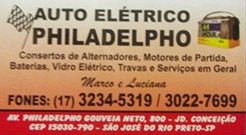 Auto Elétrico Philadelpho Rio Preto - Área 17 - Seu guia de empresas em São José do Rio Preto e região.