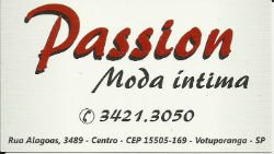 Passion Moda Íntima - Área 17 - Seu guia de empresas em São José do Rio Preto e região.