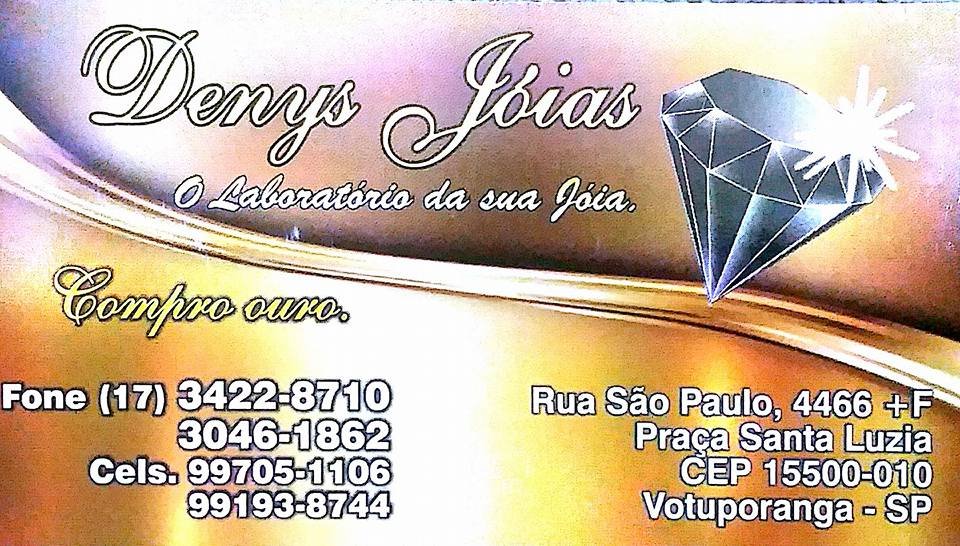 Denys Jóias Votuporanga - Área 17 - Seu guia de empresas em São José do Rio Preto e região.