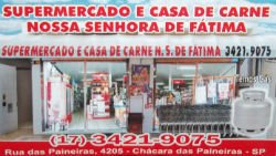 Supermercado e Casa de Carne Nossa Senhora de Fátima - Área 17 - Seu guia de empresas em São José do Rio Preto e região.