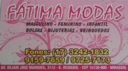 Fátima Modas - Área 17 - Seu guia de empresas em São José do Rio Preto e região.