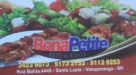 Restaurante Bonapetite - Área 17 - Seu guia de empresas em São José do Rio Preto e região.