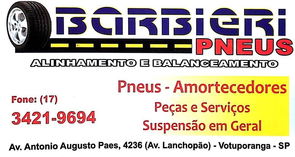 Barbieri Pneus Alinhamento e Balanceamento Votuporanga - Área 17 - Seu guia de empresas em São José do Rio Preto e região.