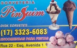 Sorveteria Pinguim - Área 17 - Seu guia de empresas em São José do Rio Preto e região.