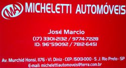 Micheletti Automóveis - Área 17 - Seu guia de empresas em São José do Rio Preto e região.