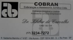 Cobran Cobranças - Área 17 - Seu guia de empresas em São José do Rio Preto e região.