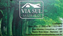 Via Sul Madeiras - Área 17 - Seu guia de empresas em São José do Rio Preto e região.