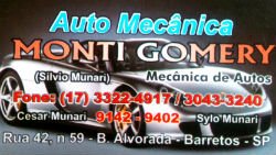 Auto Mecânica Monti Gomery Barretos  - Área 17 - Seu guia de empresas em São José do Rio Preto e região.