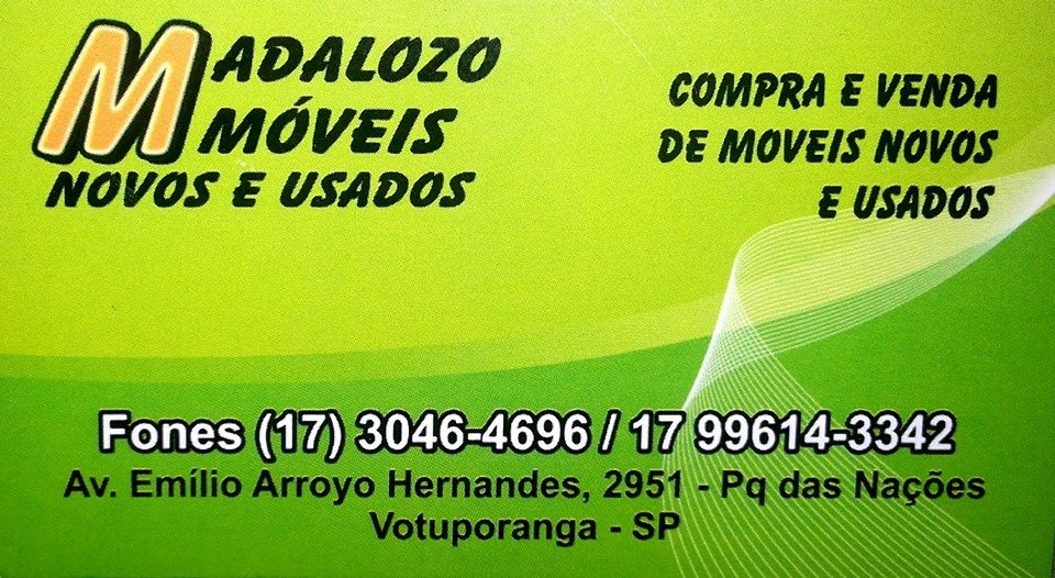 Madalozo Móveis Usados Votuporanga - Área 17 - Seu guia de empresas em São José do Rio Preto e região.