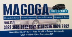 Magoga Auto Center Barretos  - Área 17 - Seu guia de empresas em São José do Rio Preto e região.
