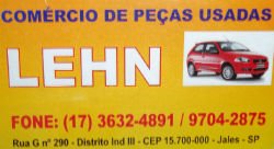 Lehn Comércio de Peças Usadas - Área 17 - Seu guia de empresas em São José do Rio Preto e região.