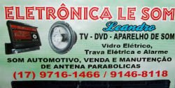 Eletrônica Le Som Cosmorama - Área 17 - Seu guia de empresas em São José do Rio Preto e região.