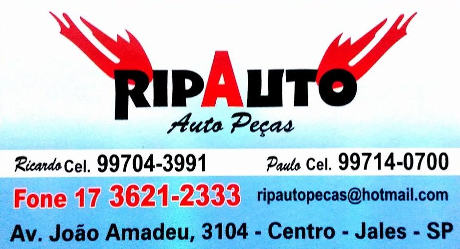 Ripauto Auto Peças Jales - Área 17 - Seu guia de empresas em São José do Rio Preto e região.