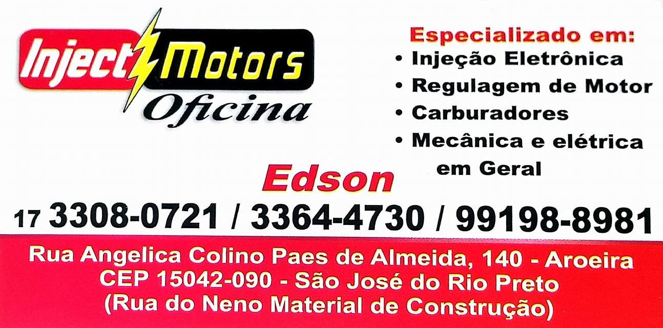 Inject Motors Rio Preto - Área 17 - Seu guia de empresas em São José do Rio Preto e região.